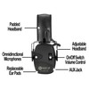 Ready Up Gear Roger 22 Electronic Ear Muffs from, Black