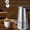 100ML Stainless Steel Coffee Maker Moka Pot Insulated Thermal Coffee