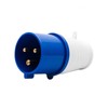 Blue Industrial Plugs and Sockets Supertool 32A 220V IP44 3