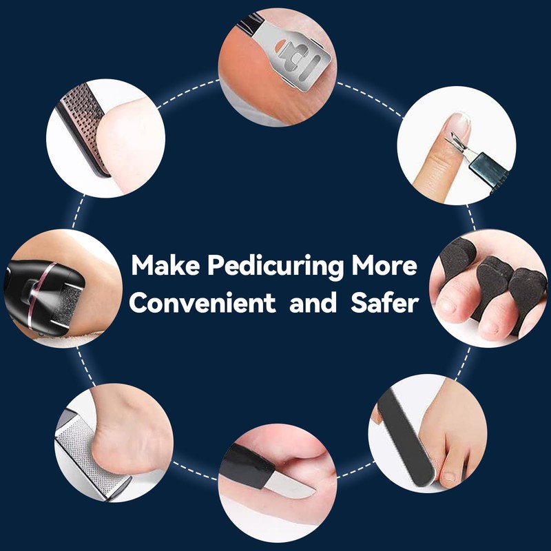 Wea&Hea Electric Callus Remover for Feet with Rechargeable Waterproof 17
