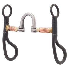 Weaver Equine All Purpose Bit, 5" Copper Wire Wrapped Correction Mouth