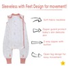 amo nenes Baby Sleeveless Sleeping Bag with Feet, Baby Sleep
