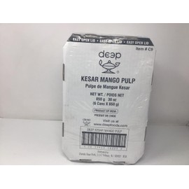 DEEP KESAR MANGO PULP (6 CANS)