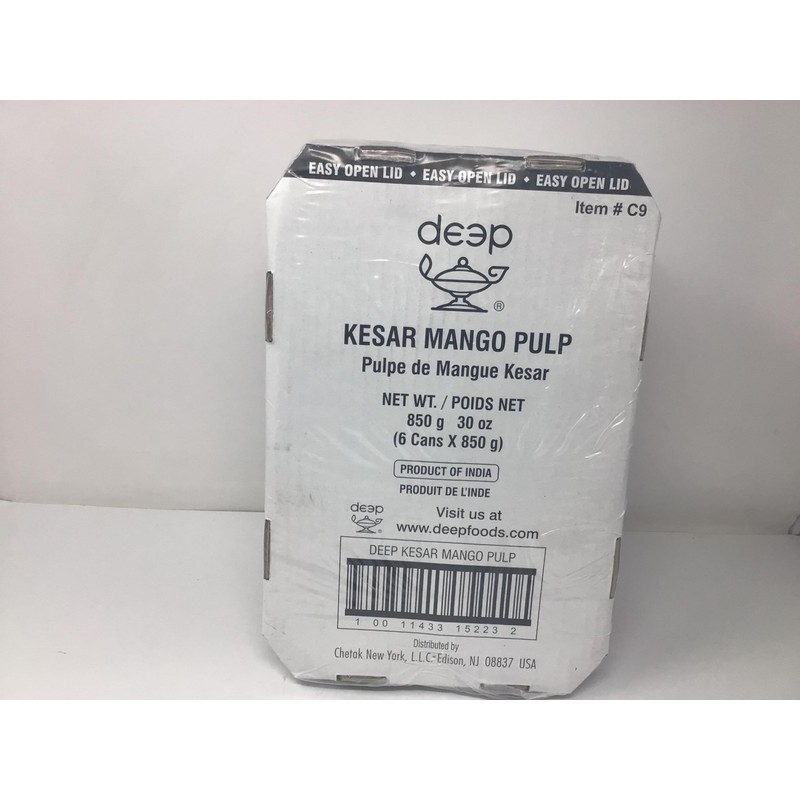 DEEP KESAR MANGO PULP (6 CANS)