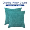 CaliTime Cushion Covers Pack of 2 Cozy Throw Pillow Covers