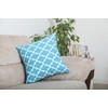 TreeWool, (2 Pack) Cushion Covers Trellis Accent in Cotton Canvas