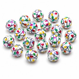 Christmas Acrylic Beads for Jewelry Making, DIY Beaded Christmas Tree Kit