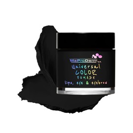 Maproderm Universal Color Pomade 99 Black. Aplicarlo como sombra, delineador para ojos, cejas, labial y rubor.
