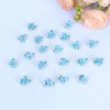 YISSION 20Pcs Mini Blue Flower Hair Clips for Girls &