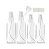 Small Spray Bottle, Clear Empty Mini Travel Plastic Bottle. Premium