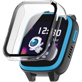 BBZ Compatible with Xplora XGO3 Screen Protector, Smart Watch Case, Pouch, Scratch Resistant Coating, PC Case, Bumper for Xplora XGO3 Watch