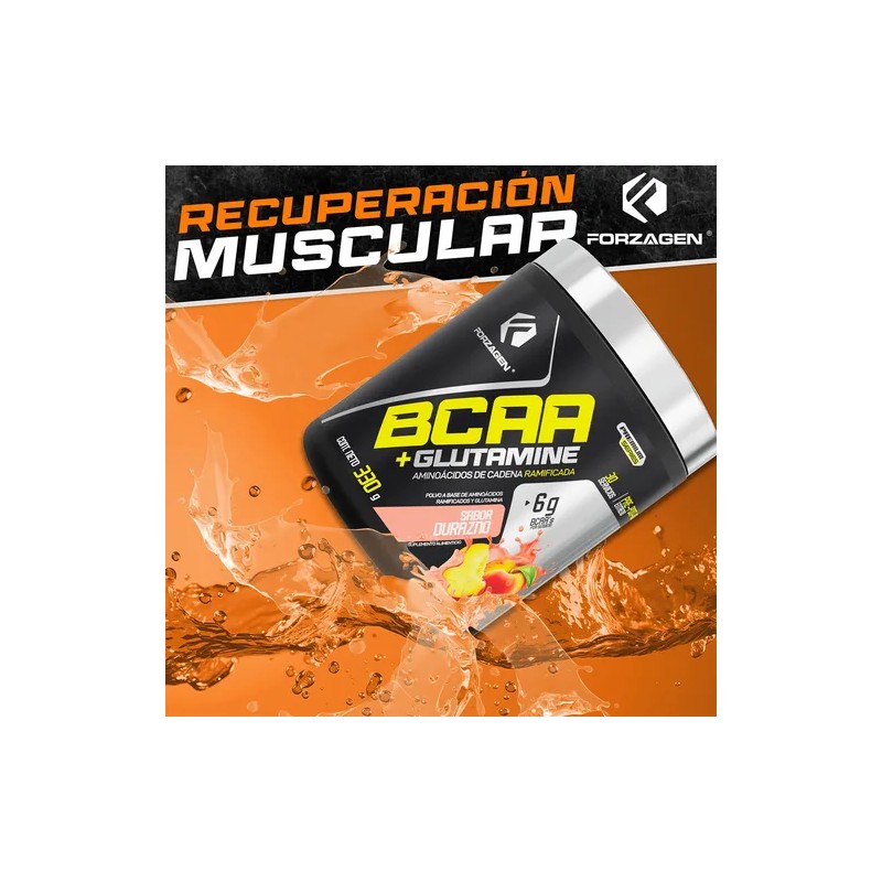 Forzagen Aminoácidos Bcaaglutamine 330g Complejo Hydragen