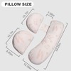 YZCCtixi Pregnancy Pillow - Adjustable Maternity Support for Back &