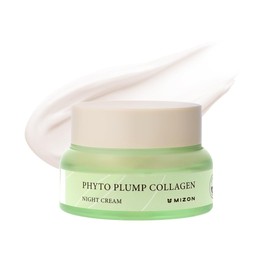 [MIZON] PHYTO PLUMP COLLAGEN NIGHT CREAM (50 ml) Korean Care - Moisturising Night Cream for the Face - Anti-Ageing & Anti-Wrinkle - Vegan Care