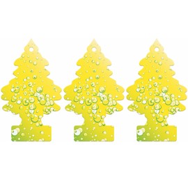 Little Trees Air Freshener Tree LTZ073 Sherbet Lemon Fragrance For Car Home Boat Caravan - Triple Pack