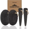 okoStamm 4 PCS 발용 천연 화산 부석 거친 발 스크러버
