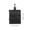 VBESTLIFE Golf Tee Bag Golf Tee Storage Pouch Zippered Golf