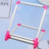 Healifty Square Tool Cross Stand Floor Holder Embroidery Hoop Embroidery