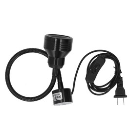 Magnetic Work Light 9W LED 360 Degree Gooseneck Zoom Function Work Bench Lamp with Plug Switch