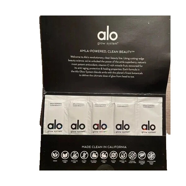 Alo NEW ~ Alo Glow System ~ Alma-Powered Clean Beauty