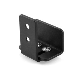 QWORK® Sliding Door Hardware Floor Guide Steel Adjustable Fit Distance for Door & Cabinet, 2Pcs