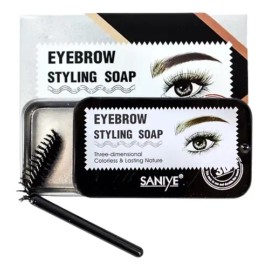 2 Piezas Cera Para Cejas Jabón Fijador Traslucido                                                                                                     