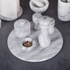Creative Home Natural Marble Stone Pepper Spice Grinder, 2-3/8" Diam.
