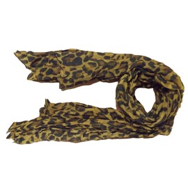 Fat-catz-copy-catz New Ladies Womens Celebrity Style Animal Leopard Long Scarf Scarves Maxi Sarong Sale (Brown Animal)