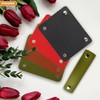 PYSEOSISE PU Leather Handle Grip Protectors, 8 Pcs Handbag Handle