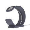 Tofficu Smart Watch Charging Holder Grey Watch Charging Bracket Display