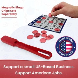 MR CHIPS Magnetic Wand - Bingo Wand - 1 Piece - Red - Available in 7 Colors …