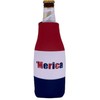 Merica Stripes Beer Bottle Coolie (2 Pack)