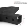 1000LBS Hitch Step with 2 inch Hitch Receiver＆Safety Reflectors for