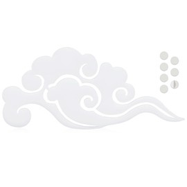 YTOPRO Shinto Shelf, Clouds Sticking to the Ceiling, Cloud Seal, Shinto Shelf, Buddhist Altar, Acrylic "Cloud Shaped" Letter, Double Sided Tape Included, Thickness Approx. 0.1 inches (3 mm)