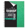 Luxpad A5 Twin Wire Hardback Notebook. 200 Feint Ruled Pages
