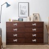 LLHDKF 6 Pcs Horse Shape Knob Door Handle Cabinet Drawer