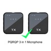 JCMOYUTY for PQRQP 3 in 1 Microphone GT19 Windscreen Wireless