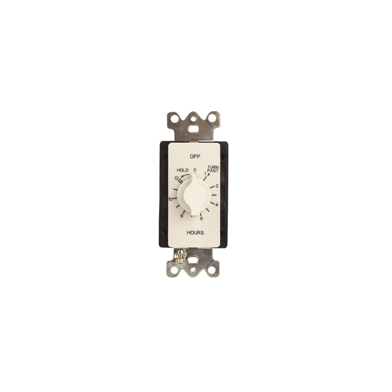 A Series Springwound Auto Off in-Wall Time Switch with Hold,