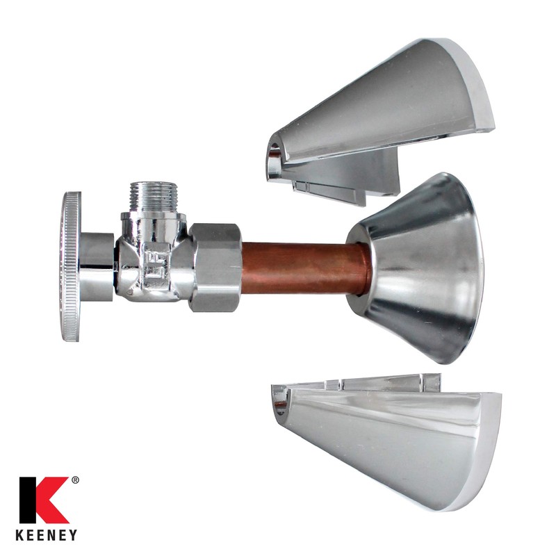 Plumb Pak K857-20 Clip on Deep Flange Cover for 1/2