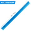 Professional Triangular Ruler, 30 cm, Made of Metal Ruler, 30