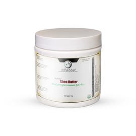 uh*Roh*Muh USDA Certified 16 fl oz Organic Shea Butter from the Netherlands | Refined, Nourishing Body Butter for Smooth and Healthy Skin | (Net Wt. 0.45 kg / 1 lb)