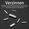650 Pcs 7 Sizes Wire Ferrules Kit, Tinned Copper Crimp