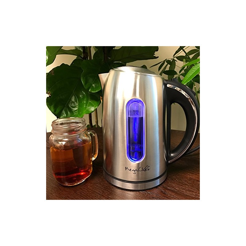 Mega Chef 1.7Lt. Stainless Steel Electric Tea Kettle