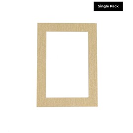 12x16 Mat Bevel Cut for 11x12 Photos - Acid Free Fresh Linen Canvas Precut Matboard - For Pictures, Photos, Framing - 4-ply Thickness
