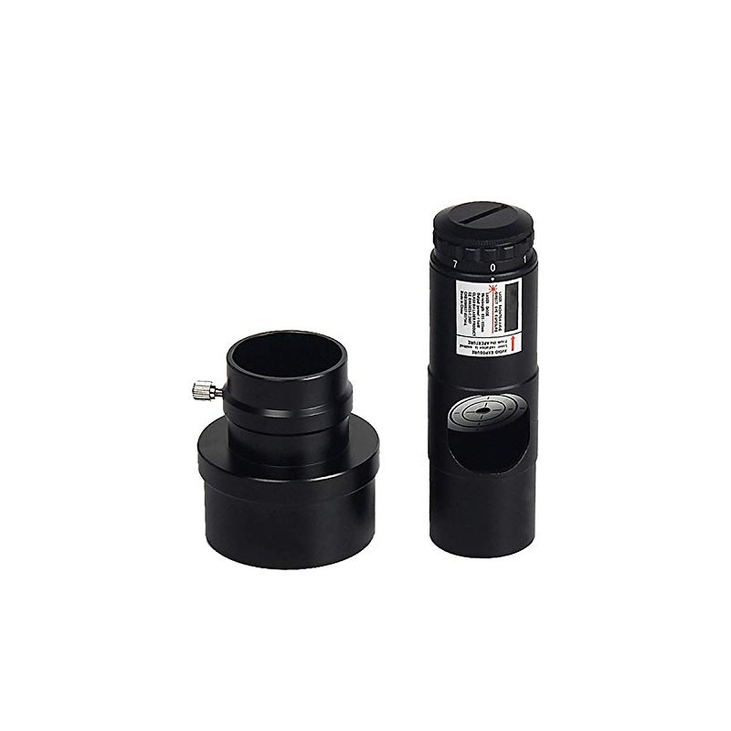 Laser Collimator for Telescopes 1.25'' with 2" Adapter,7 Levels of