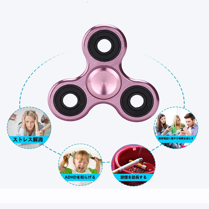 SHULLIN Spinner Aluminum Alloy Hand Spinner Stainless Steel Bearing Stress