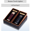 STAOSAN Butane Torch Lighter Leather Body 2 Pack Single Jet