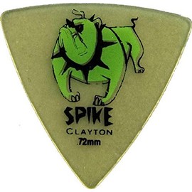 Clayton Spike Ultem Gold Sharp Triangle Guitar Picks 0.72mm