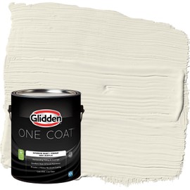 Glidden Interior Paint + Primer: White/Off White, One Coat, Eggshell, 1 Gallon