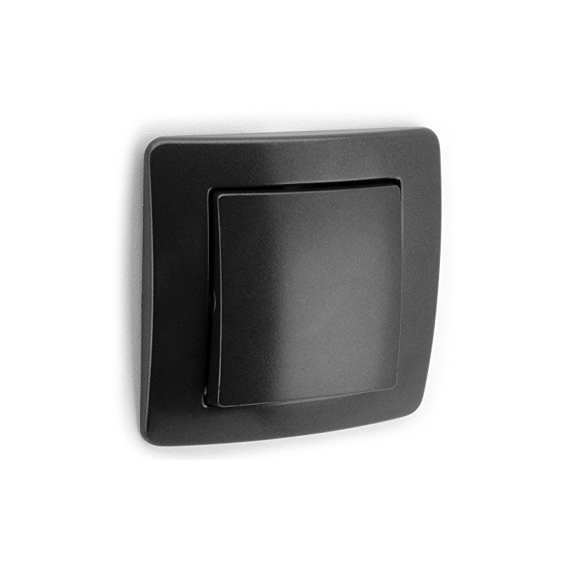 ENGINEER change switch anthracite, 250V 10A, UP